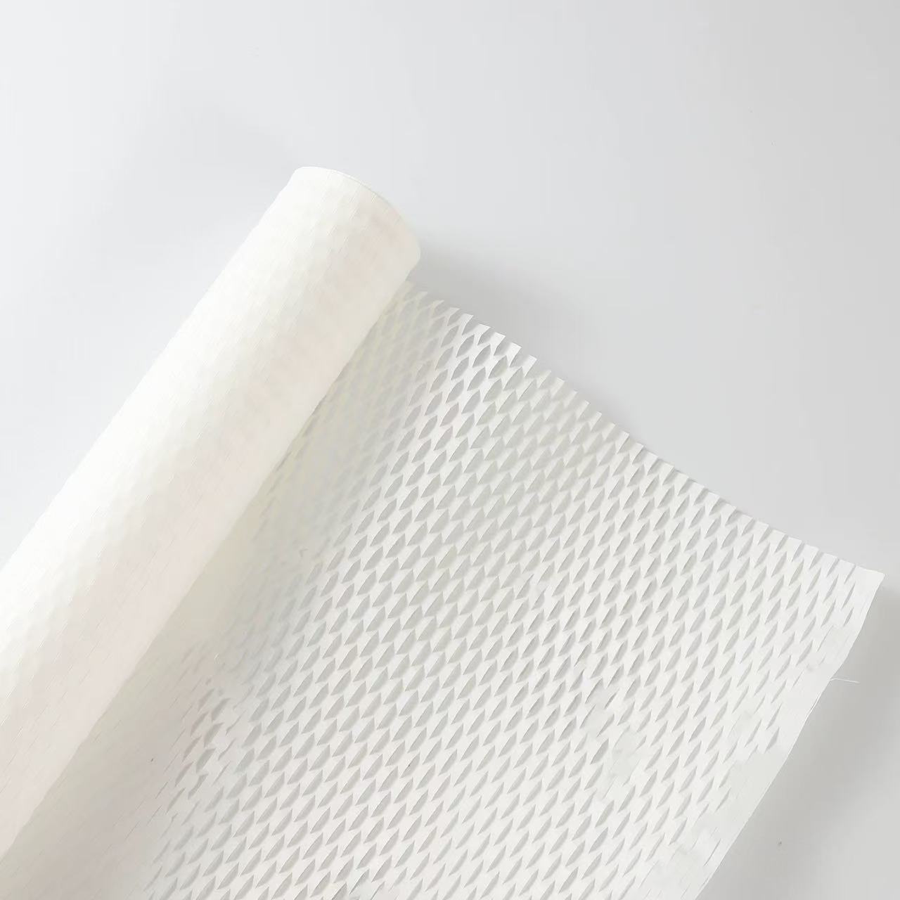 Carta a nido d'ape BIANCO per imballaggio 46 cm x 48 cm